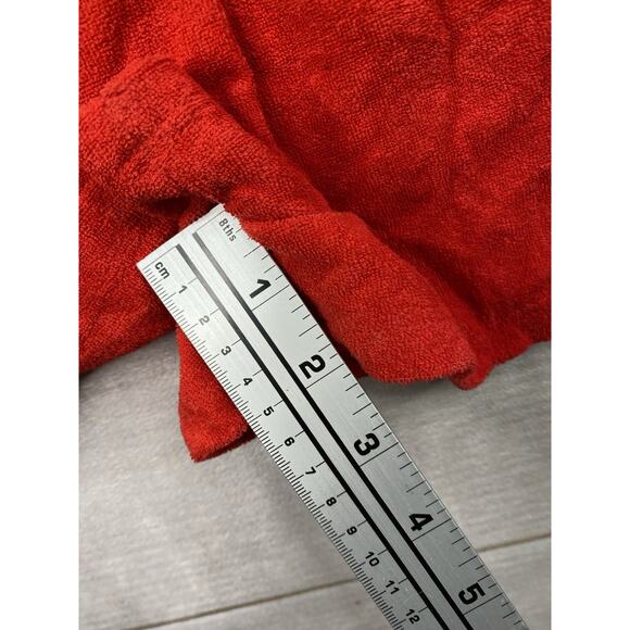 Wild Fable Shortall Womens L Red Terry Cloth Short Romper Halter Beach NWT! - Picture 7 of 11